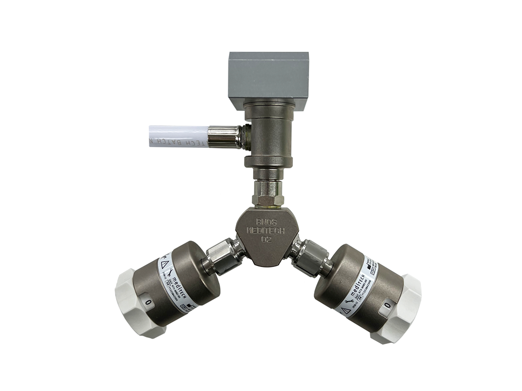Rail Mounted Twin Flow Selector, 2M Hose with Probe